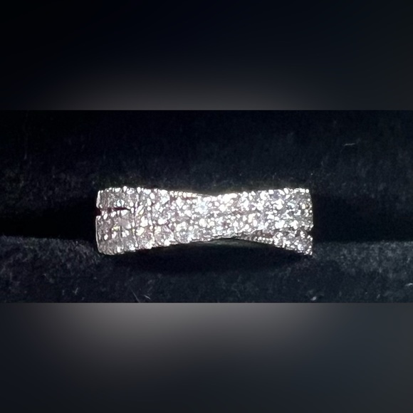 Jared Diamond Anniversary Ring 1 carat Round 14K White Gold - Picture 4 of 6